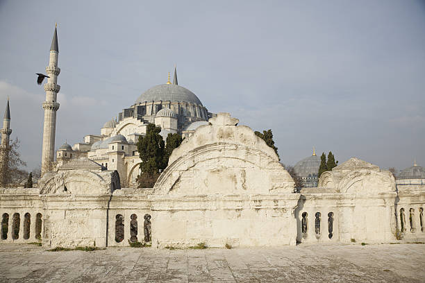 suleiman la mezquita, estambul, turquía - architect sinan fotografías e imágenes de stock