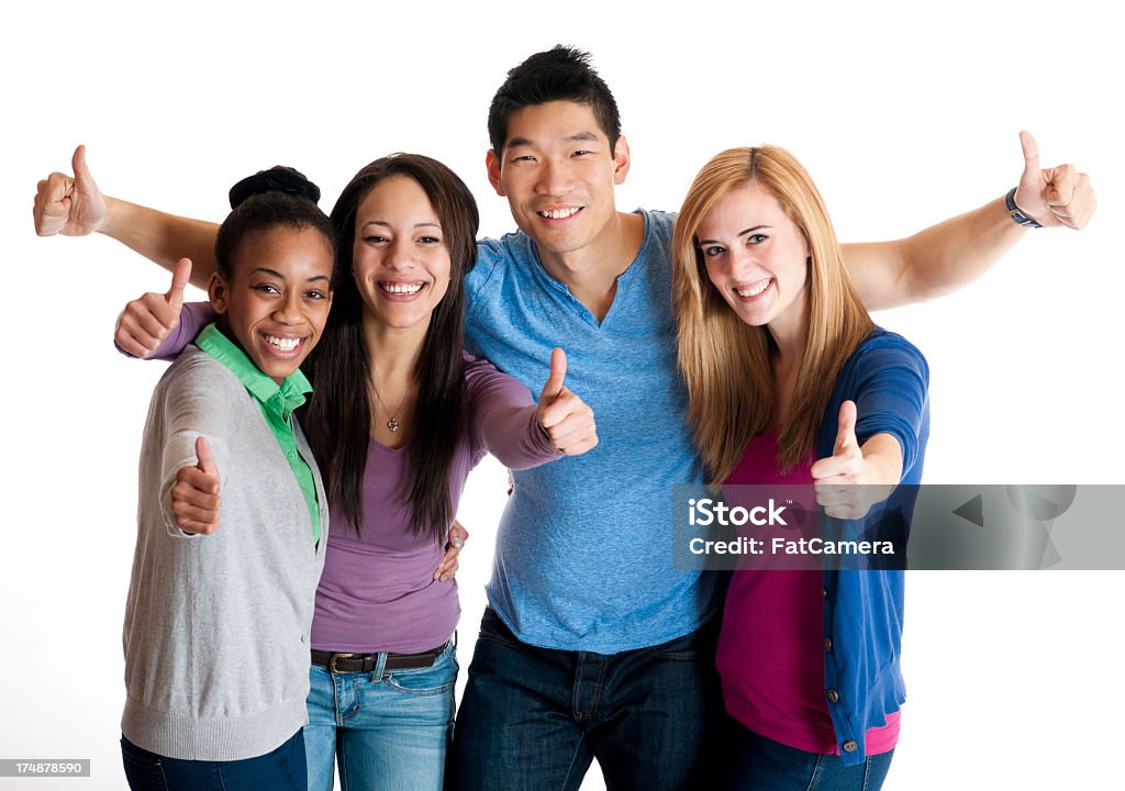 Grupo diverso de estudiantes universitarios - Foto de stock de Grupo de personas libre de derechos