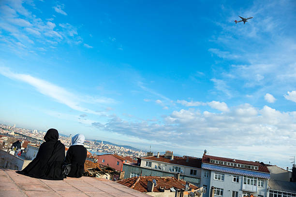 istock Air travel above Istanbul 174878707