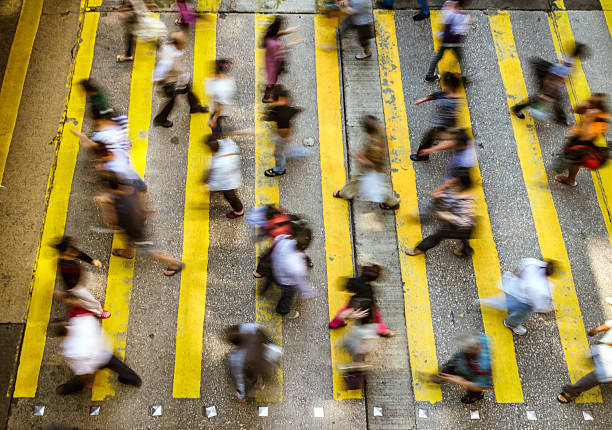 istock Crowd crossing in Hong Kong 174879107