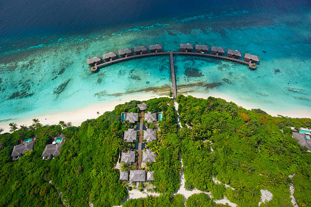 istock aerial view beautiful island resort 174879432