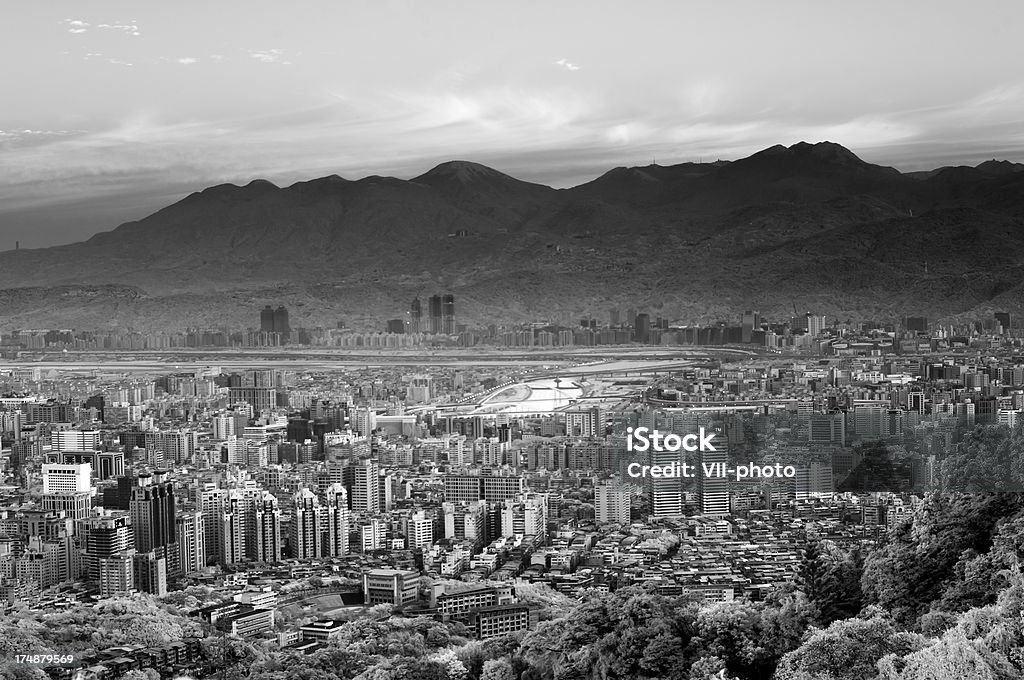 Taipeh city - Lizenzfrei Anhöhe Stock-Foto