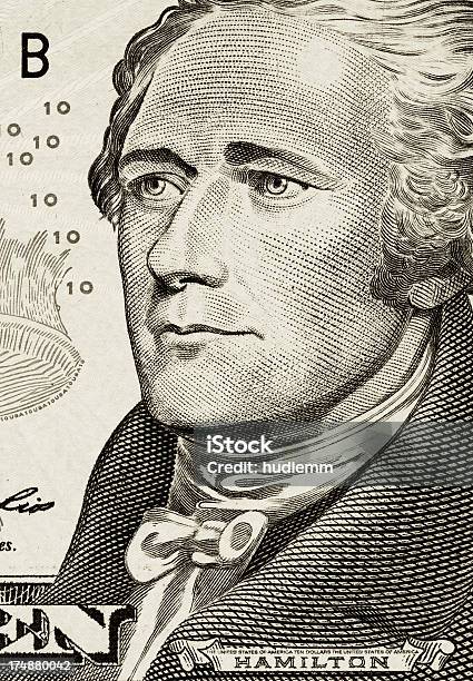 Alexander Hamilton Portrait Stock Photo - Download Image Now - Alexander Hamilton - Politician, American Ten Dollar Bill, Business