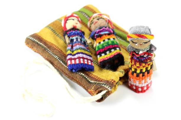 istock traditional worry dolls made in Guatemala 1748806819