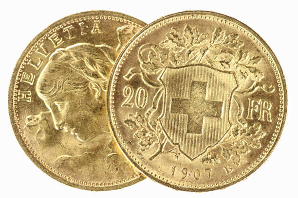 istock Swiss Vreneli gold coins 1748809786