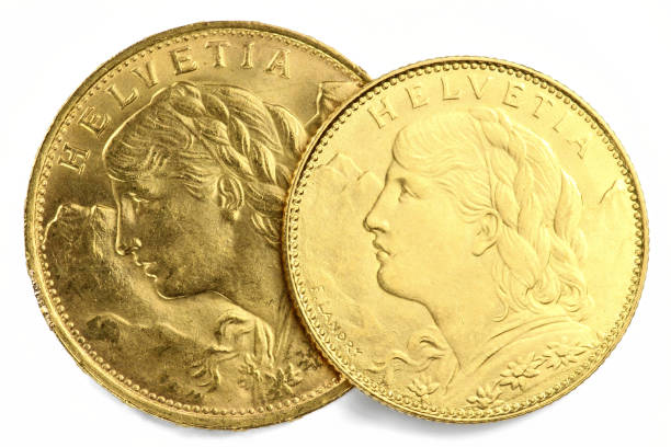 istock Swiss Vreneli gold coins 1748810146
