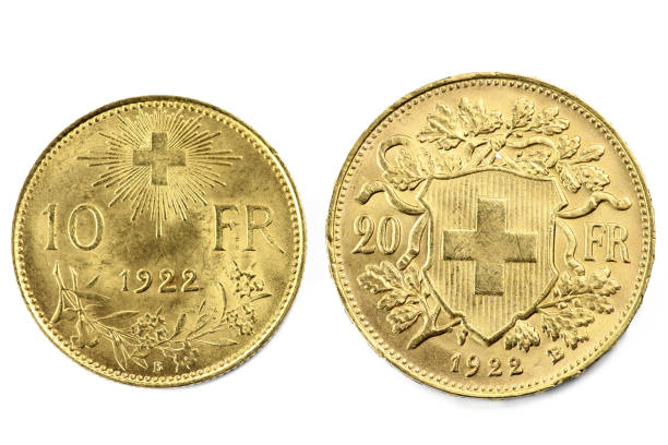 istock Swiss Vreneli gold coins 1748810681