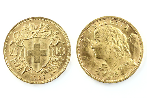 Golden Twenty French Coin Napoleon lll