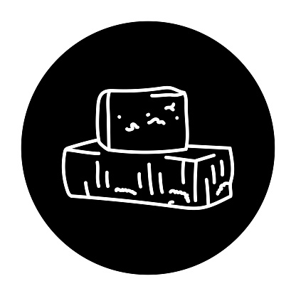 Limburger cheese black line icon. Dairy product. Pictogram for web page, mobile app, promo.