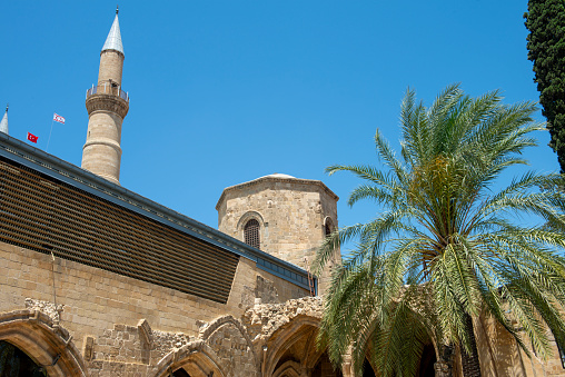 Selimiye Mosque St. Sophia Cathedral of Lefkosa Nicosia at Turkish Northern Cyprus