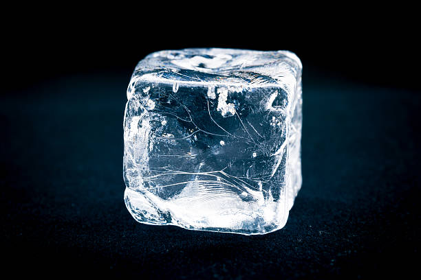 ice cube stock photo