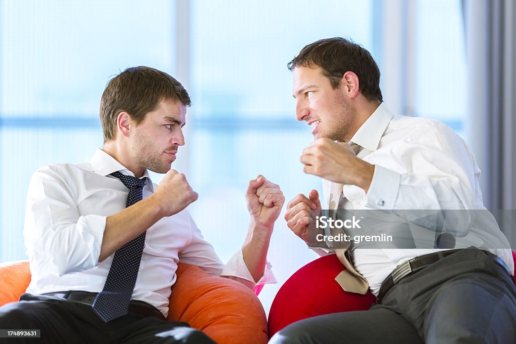 A discutir e lutar no escritório - Royalty-free Adulto Foto de stock