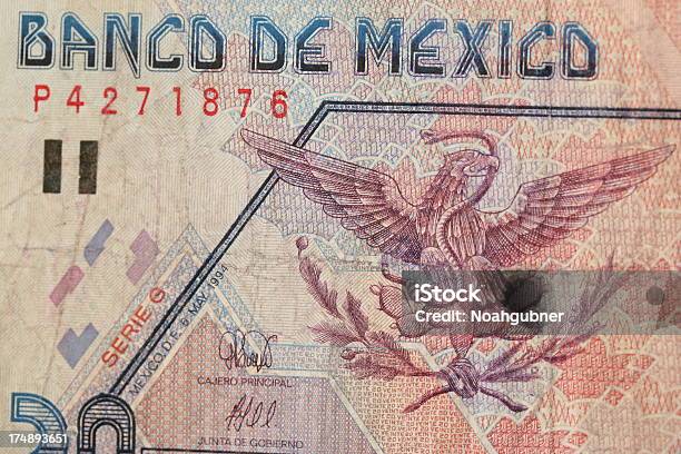 Mexican Paper Money Stock Photo - Download Image Now - Bench, Currency, Dollar Sign