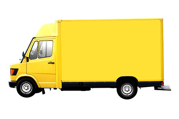istock Yellow Truck Isolated 174893871