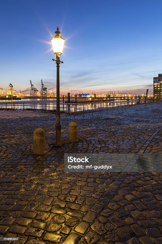 Portu Hamburg na lodzie, Fischmarkt Altona - Zbiór zdjęć royalty-free (Fischmarkt - Hamburg)