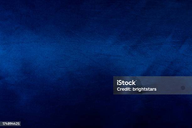 Dark Blue Satin Stock Photo - Download Image Now - Blue Background, Blue, Textured