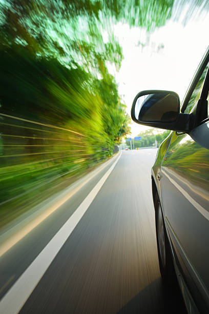 istock Speed driving at  city street 174894790