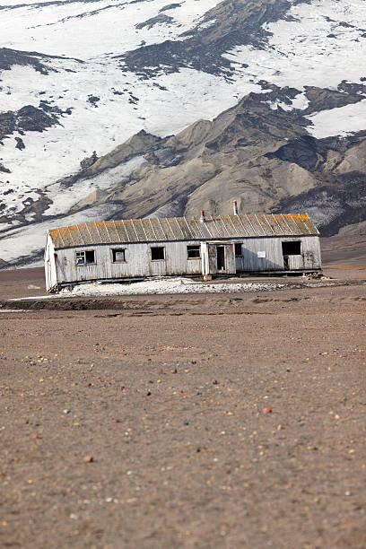 istock Antarctica Deception Island with old whaling station 174895160