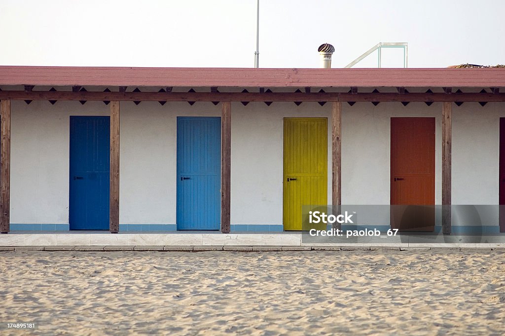 4 つの色のドア - イタリアのロイヤリティフリーストックフォト