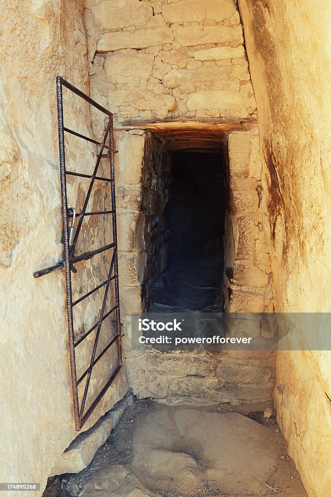 Varanda ruínas da casa-a Mesa Verde National Park, Colorado - Foto de stock de Acabado royalty-free