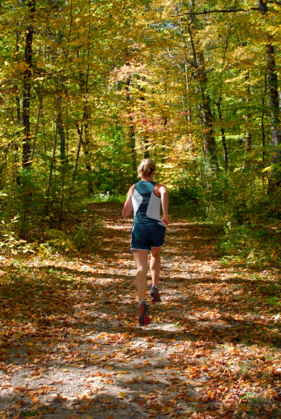 istock Woman Running on Trail 174895335
