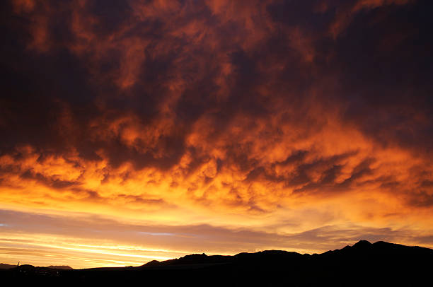 istock Turbulent Sunset Over Mountains 174895758