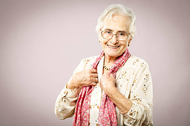 istock Happy senior woman 174895780