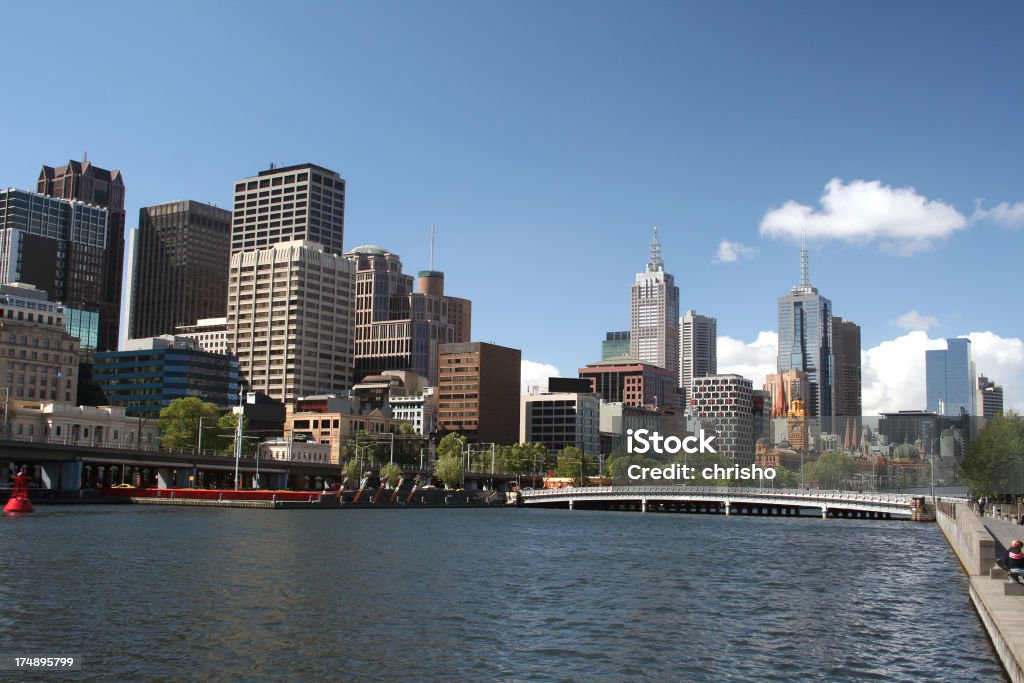 Vista de la ciudad de Melbourne - Foto de stock de Aire libre libre de derechos