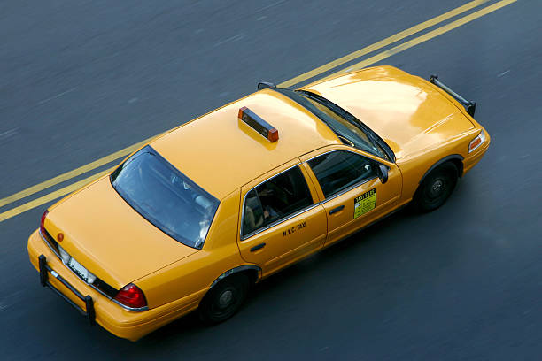 LA CIUDAD DE NUEVA YORK TAXI - foto de stock