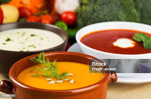 Vegetal Sopas Foto de stock y más banco de imágenes de Alimento - Alimento, Calabaza gigante, Comida gourmet