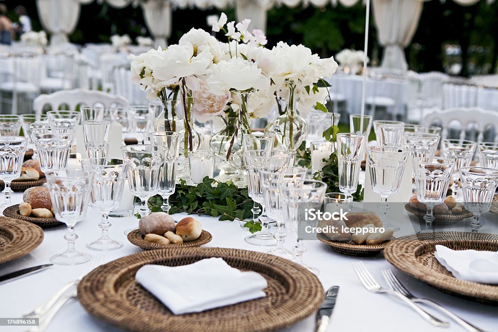 Праздничный Свадебный ужин - Стоковые фото Свадьба роялти-фри