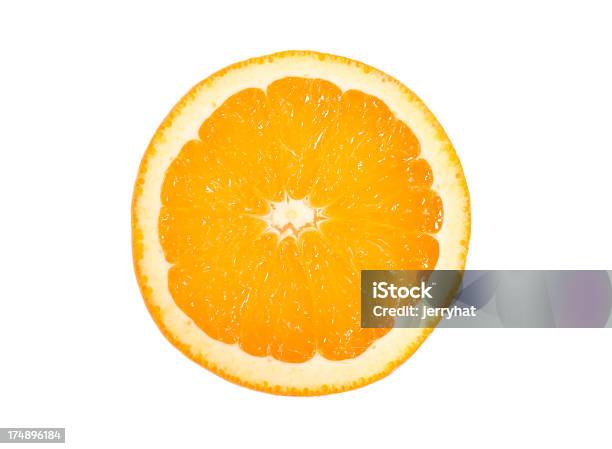Rodaja De Naranja Foto de stock y más banco de imágenes de Alimento - Alimento, Blanco - Color, Comida sana