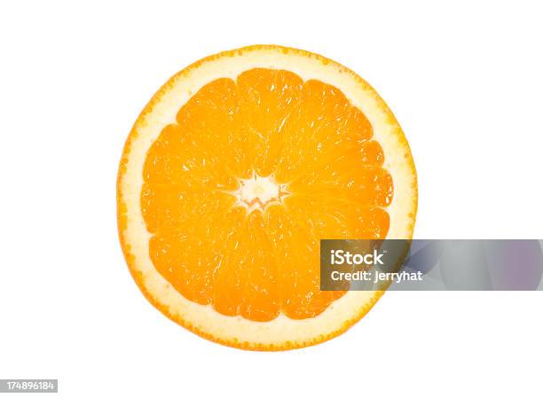 Slice Of Orange Stock Photo - Download Image Now - Citrus Fruit, Cut Out, Food