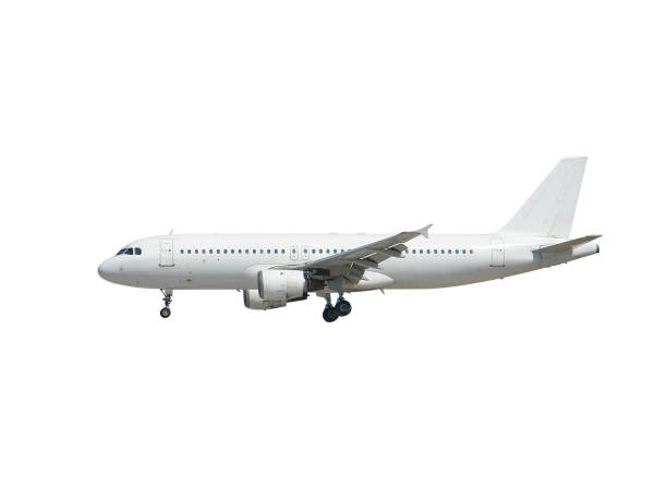 istock Airplane isolated in white background 174896412