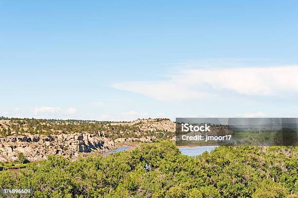 Sul Fiume Yellowstone - Fotografie stock e altre immagini di Billings - Montana - Billings - Montana, Montana, Albero