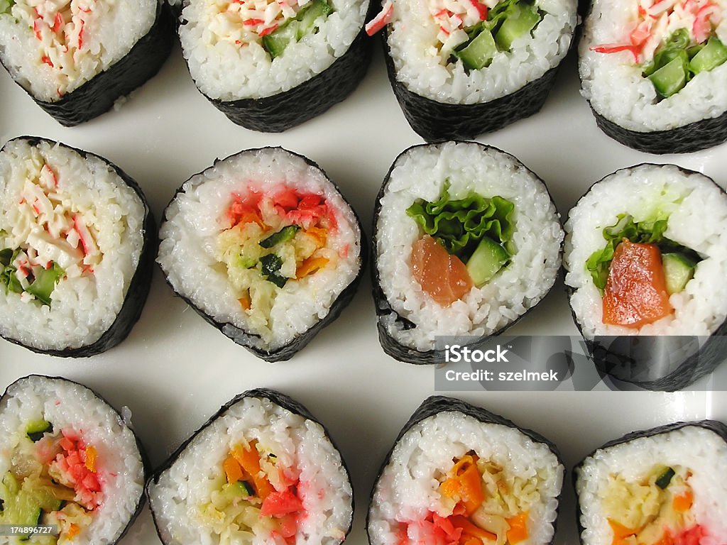 Wiele sushi - Zbiór zdjęć royalty-free (Azja)