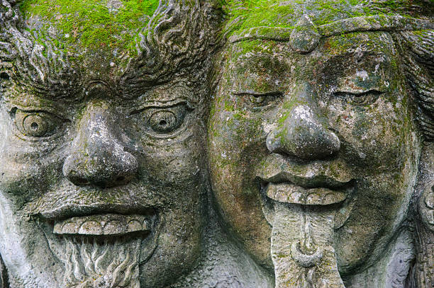istock Decorated Stone Carving in Indonesia 174896814