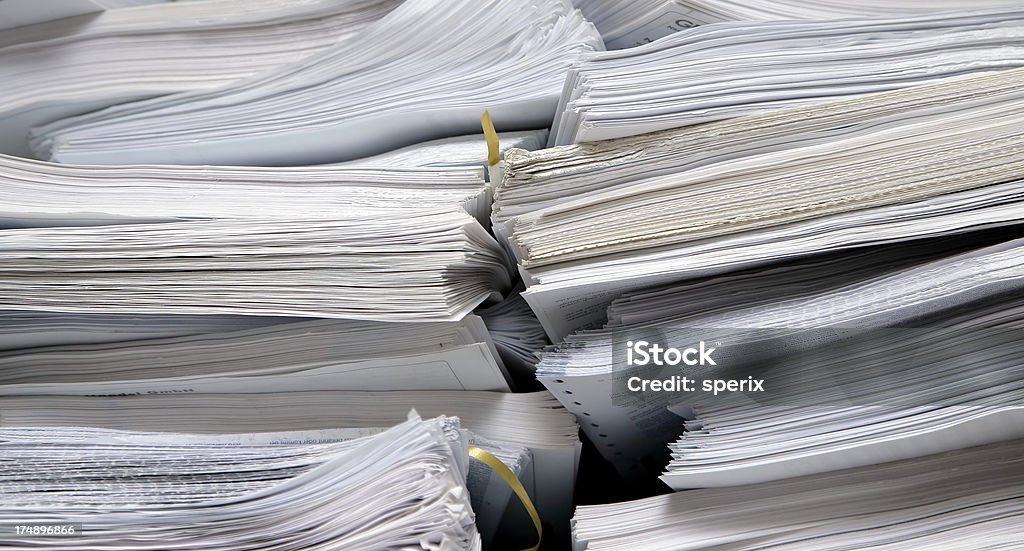 stack of papers 01 big stack of papers Advice Stock Photo