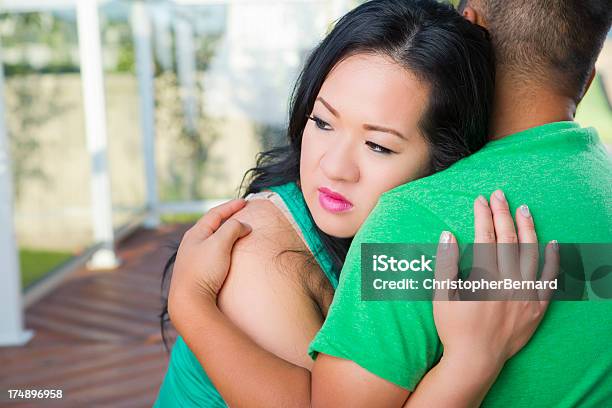 Asian Couple Outdoor Portrait Stock Photo - Download Image Now - 20-24 Years, 25-29 Years, Adult