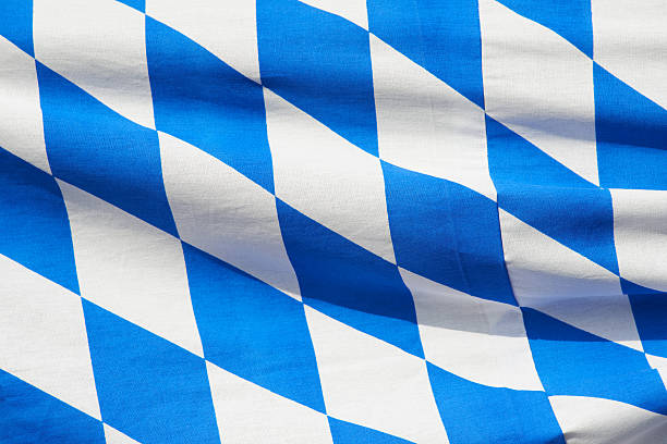 Bavarian Flag Pattern Bavarian Flag Pattern bavarian flag stock pictures, royalty-free photos & images