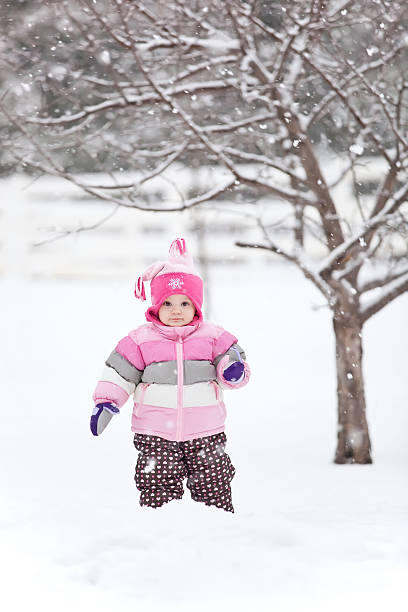 istock Little Girl in Snow 174897369
