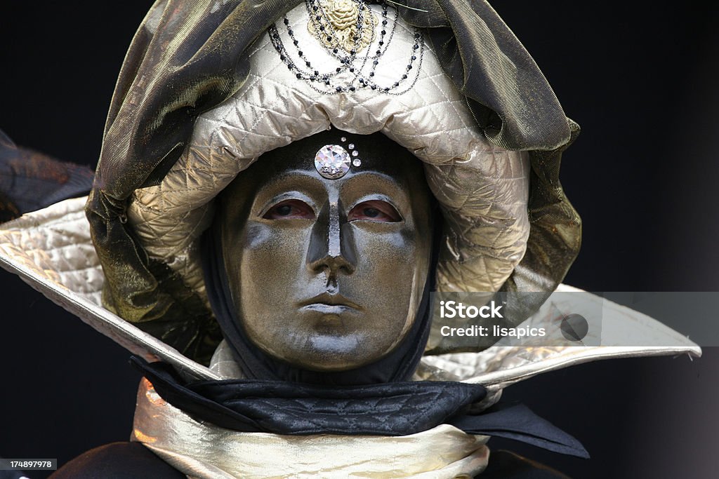 Maschera di carnevale: negativo - Foto stock royalty-free di Adulto