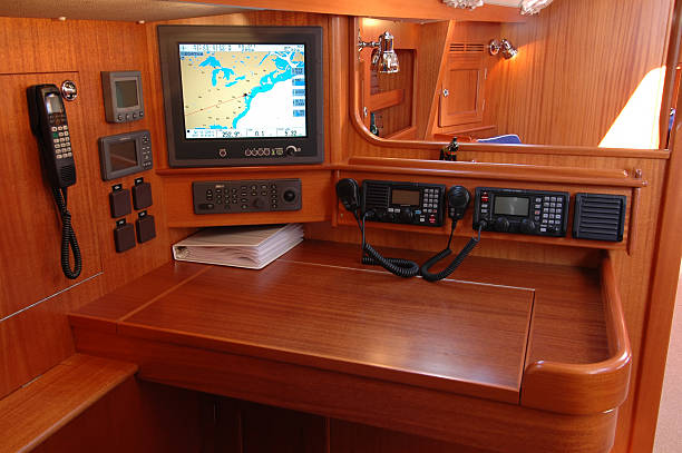 istock Navigation Station on a sail boat 174898257