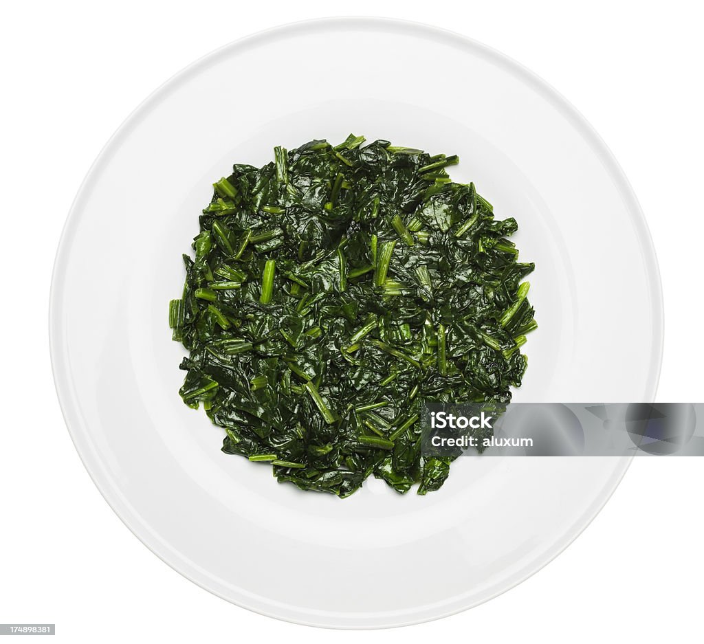 Spinaci piatto - Foto stock royalty-free di Spinaci