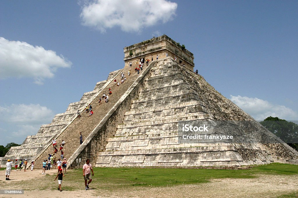 México maia Templo Chichen Itzá - Royalty-free Amor Foto de stock