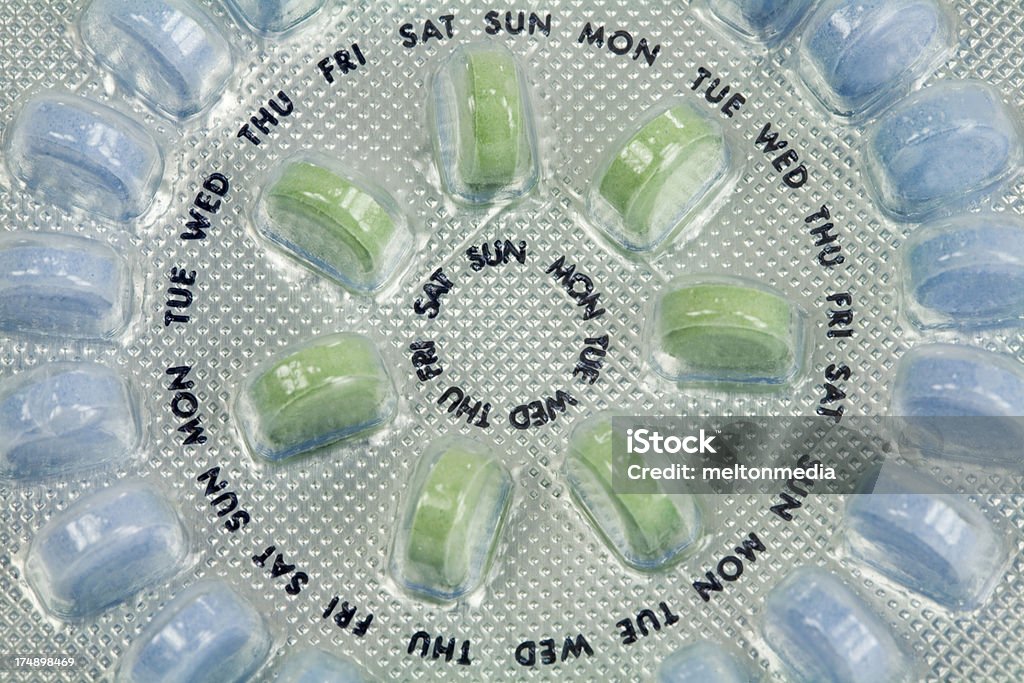 Pílulas (questões sociais Série - Royalty-free Pílula Anticoncepcional Foto de stock