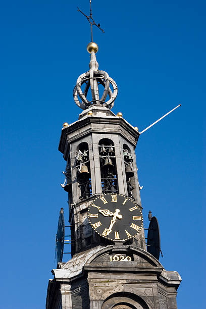 munt tower (munttoren), amsterdam. - munt tower zdjęcia i obrazy z banku zdjęć