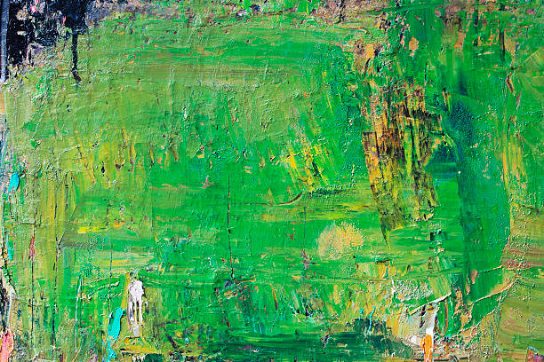 istock Abstract painted green art backgrounds. 174898854