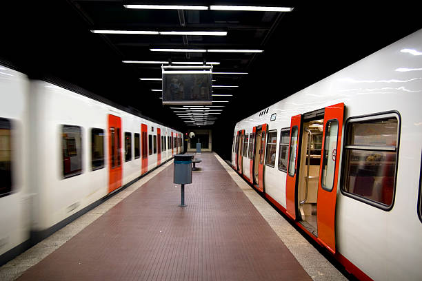 istock trains in Barcelona underground 174898877