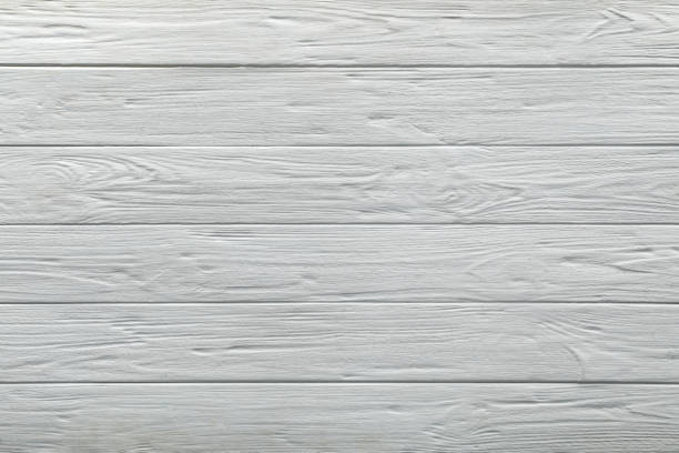 istock Texture of white wooden surface as background, top view 1748988951